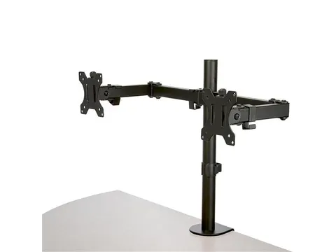 Monitorarm 2 Schermen Zwart