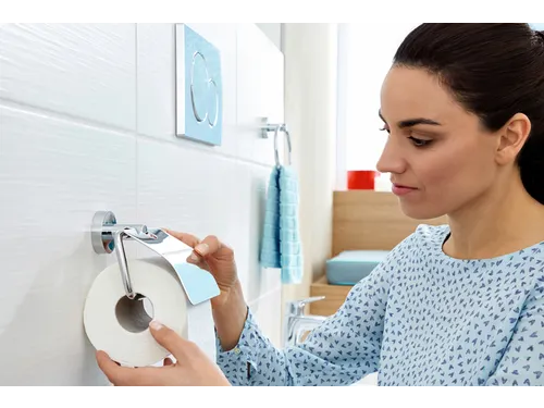 Toiletrolhouder Tesa Smooz 40315 met deksel