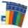 Crêpepapier 10st 50cmx2,5m Assorti