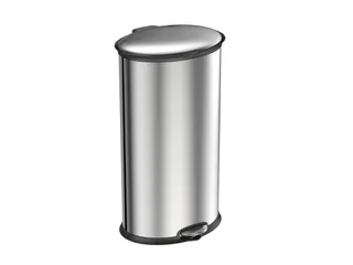 Fraaie Pedaalemmer Ellipse Step Bin 30 Liter Mat Rvs - 1