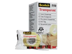 Plakband Scotch 550 19mmx33m transparant
