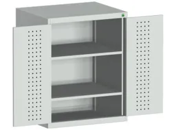 kast met geperforeerde platen,HxBxD 1000x800x525mm,2xStalen bodem