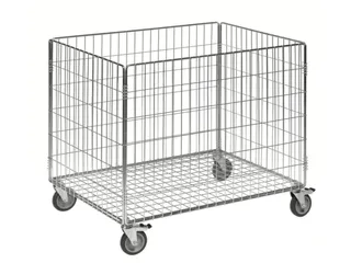 bakwagen met gaas,draagverm. 60kg,laadvl. LxB 810x610mm - 1