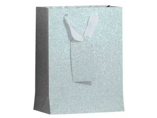 Cadeautas IG Group Zilver glitter 175x98x229mm - 1