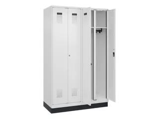 locker voor scheiding van kleding,HxBxD 1950x1200x500mm,4vak - 1