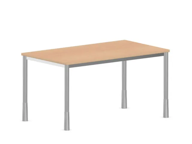 In hoogte verstelbaar bureau,HxBxD 720-840x1400x800mm,NE-esdoorn
