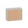 hangmappenkast 770x1000x430mm 2hangmappenframes Lichtgrijs+ Beuken