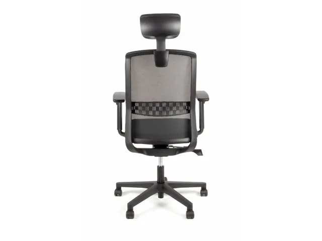 Bureaustoel EN1335 Linea Tekna 01/PT zwart/zwart met Hoofdsteun