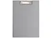 Klembordmap MAUL A4 staand met penlus PVC zilvergrijs