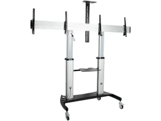 Dual TV Standaard op Wielen voor 37-60 Inch VESA TV's - 3