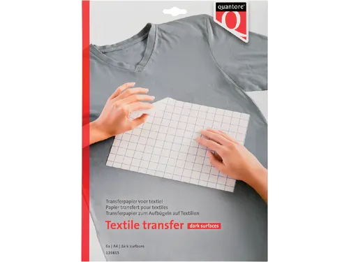 Inkjet transferpapier voor textiel Quantore donkere kleding