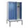 locker met bank,voor scheiding van kleding,HxBxD 2120x1200x815mm,4vak