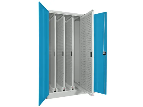 verticale kast cil.slot HxBxD 1950x1000x600mm RAL7035 front RAL5012