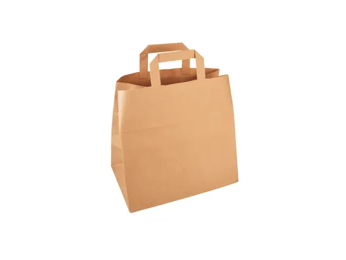 Tas IEZZY kraft papier 32x16x27cm (bxdxh) bruin 250 stuks