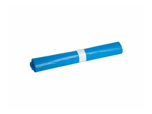 Afvalzak 58x100cm Blauw T23 70 Liter 20x25 Stuks