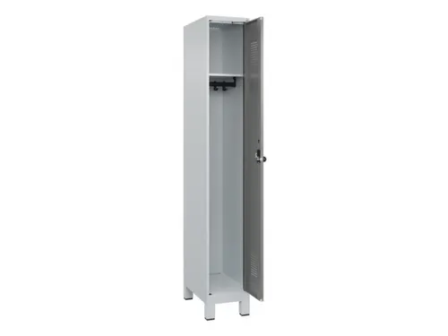 locker,HxBxD 1950x300x500mm,1vak,vak B 300mm,draaigrendel,voeten