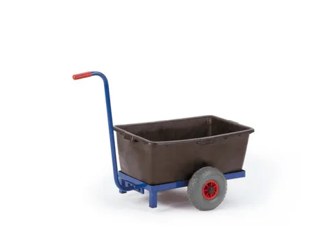 rolplateau met duwstang,draagverm. 200kg,laadvl. LxB 670x370mm