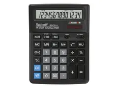Calculator Rebell-BDC514-BX zwart desktop