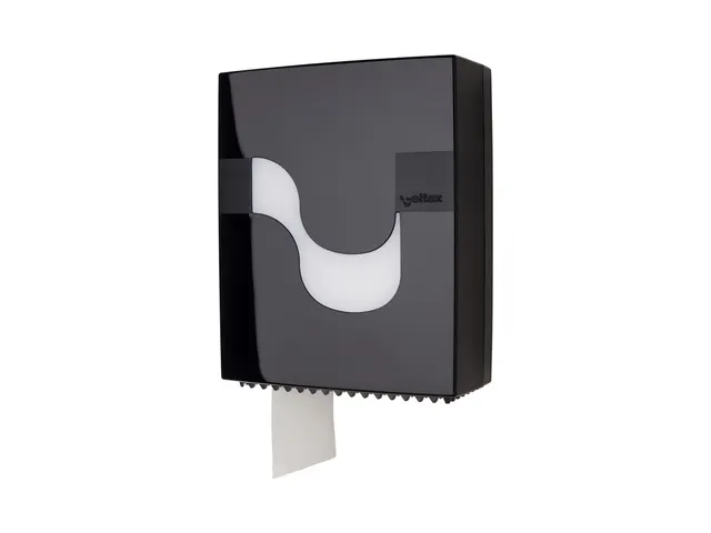 Toiletpapier dispenser Celtex Mini Jumbo zwart