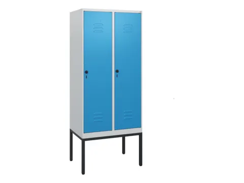 locker,HxBxD 1950x800x500mm,2vak,vak B 400mm,draaigrendel