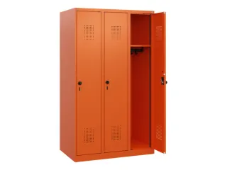 schoollocker,HxBxD 1530x900x500mm,3vak,vak B 300mm,draaigrendel - 1