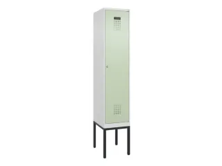 locker,HxBxD 2120x400x500mm,1vak,vak B 400mm,cil.-slot,voetonderstel - 2