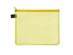 Trousse Foldersys A5 EVA sans PVC jaune transparent