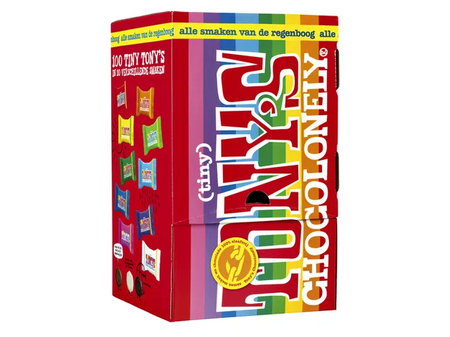 Chocolade Tony's Chocolonely tiny mix doos 100 Stuks
