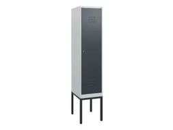 locker,HxBxD 1950x400x500mm,1vak,vak B 400mm,cil.-slot,voetonderstel