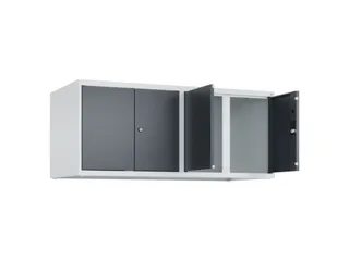 opzetkast,v. locker,4vak.,vak B 300mm,HxBxD 500x1200x500mm,vleugeldeur - 2