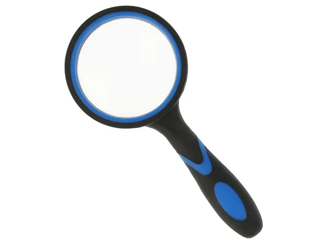Handloep Westcott 65mm vergroot tot 4x, ergonomisch zwart/blauw