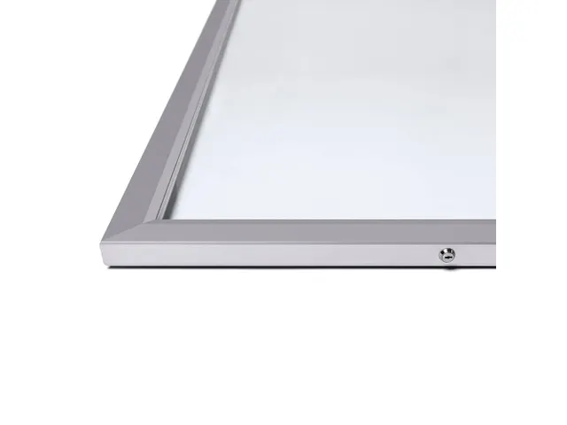 Outdoor Vergrendelbaar Notitiebord Slim 18xA4 zilver