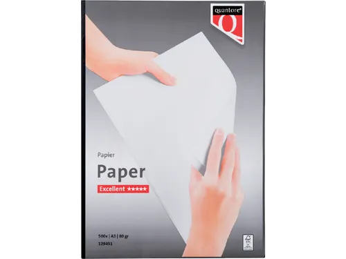 Kopieerpapier Quantore Excellent A3 80 Gram Wit 500vel