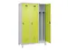 locker voor scheiding van kleding,HxBxD 1950x1200x500mm,3vak