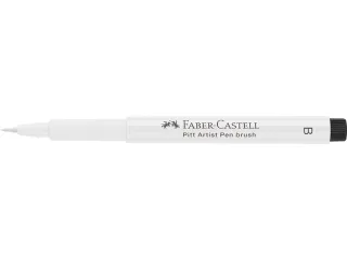 Tekenstift Faber-Castell Pitt Artist Pen B 101 wit - 3
