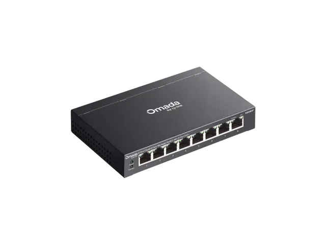 TP-Link Omada ES208GP, Managed, L2, Gigabit Ethernet (10/100/1000), Po