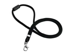 Durable 824101 Textielkoord rPET met karabijnhaak Zwart 10 stuks