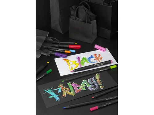 Brushpen Faber-Castell Black Edition 20 stuks in karton etui