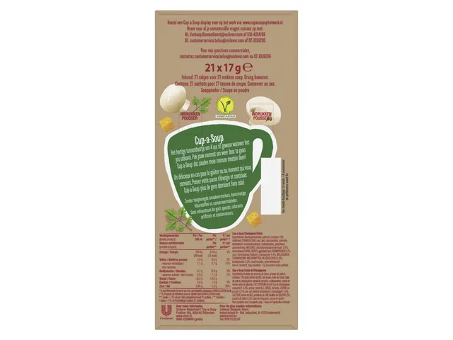 Cup-a-Soup Unox Champignons crème 21x 175ml