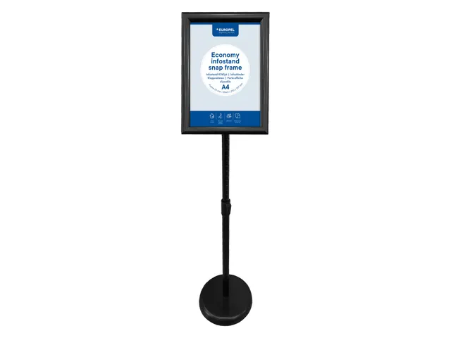 Infostandaard Europel Economy 25mm A4 Zwart