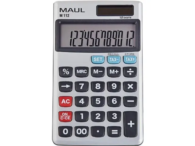 professioneel zakrekenmachine M112, zilver