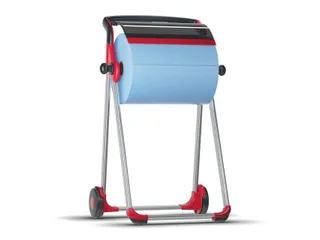 Tork 652008 W1 Performance mobiele Vloerstandaard Grijs/Rood - 4