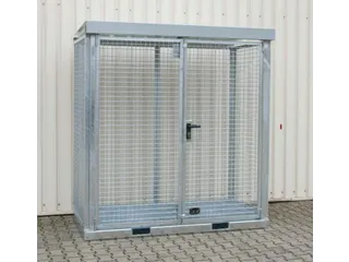 gasflessendepot,v. 32xØ 230mm fles,HxBxD 2260x2115x1155mm,m. deksel - 2