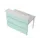 Balie Aanbouwelement bxd 1350x1015mm Recht Glazen Front wit
