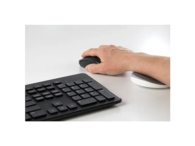 Ergonomische verschuifbare polssteun zilver