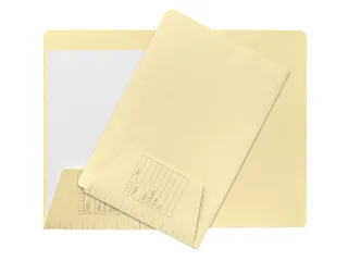 Dossiermap Djois folio 1 klep 160gr lichtgeel - 1
