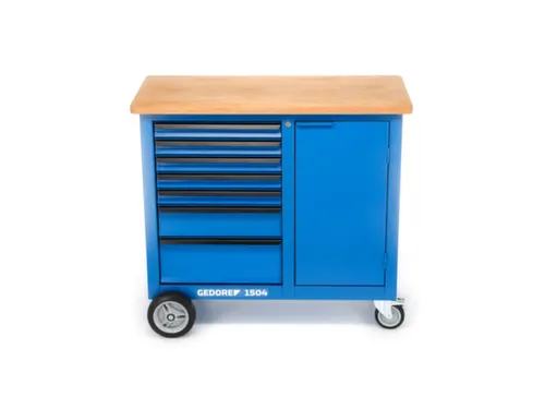 GEDORE 1504 0511 Verrijdbare werkbank met 7laden