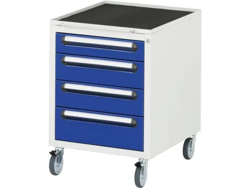 verrijdbaar ladeblok,v. werkbank,HxBxD 690x480x600mm,4lade(n)