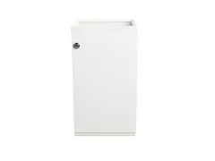 Modulaire Afvalbak met Deur en Zakhouder 85 liter Wit