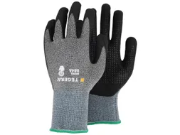 Tegera 884A hittebestendige handschoenen, zwart/grijs, maat 8, per 12
